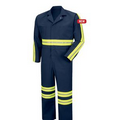 Red Cap Enhanced Visibility Twill Action-Back Coverall